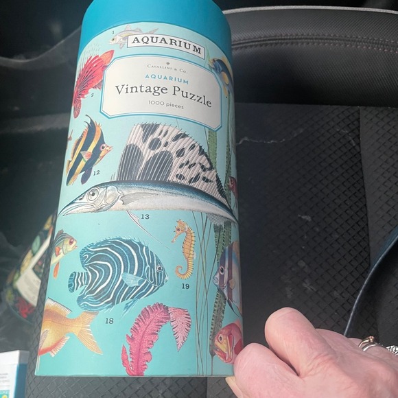 Cavallini Other - Cavallini & Co Aquarium Vintage Puzzle 1000 Pieces Fish Sea Life PZL/FISH 2020